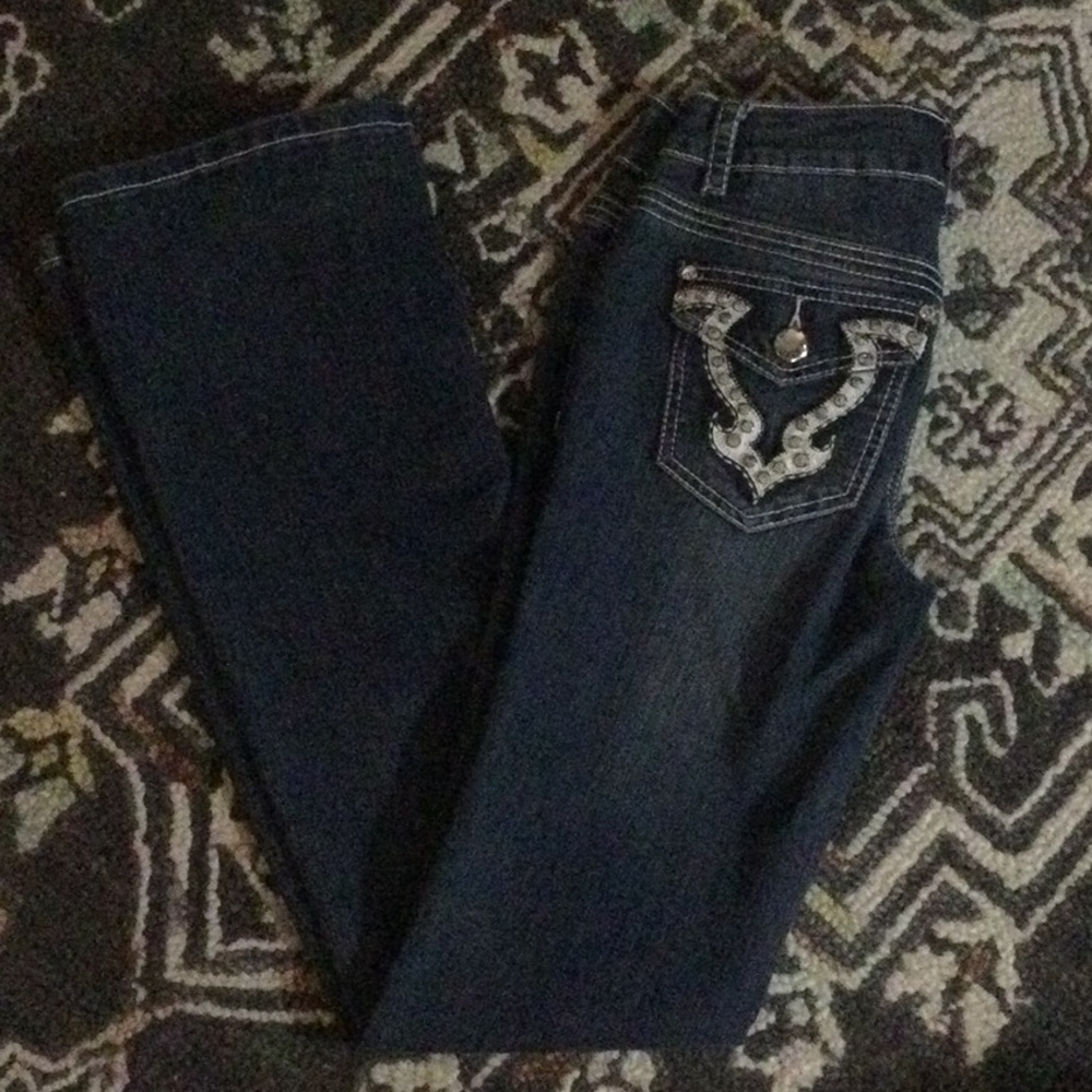 🆕 Bebe Bling Rhinestone Jeans 💎👖 - Picture 2 of 8